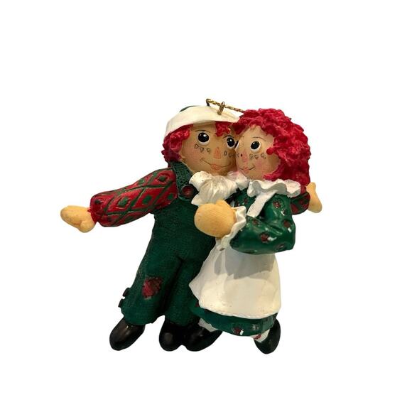 RAGGEDY ANN & ANDY Christmas Ornament Simon & Schuster VINTAGE 1998 - Picture 5 of 6